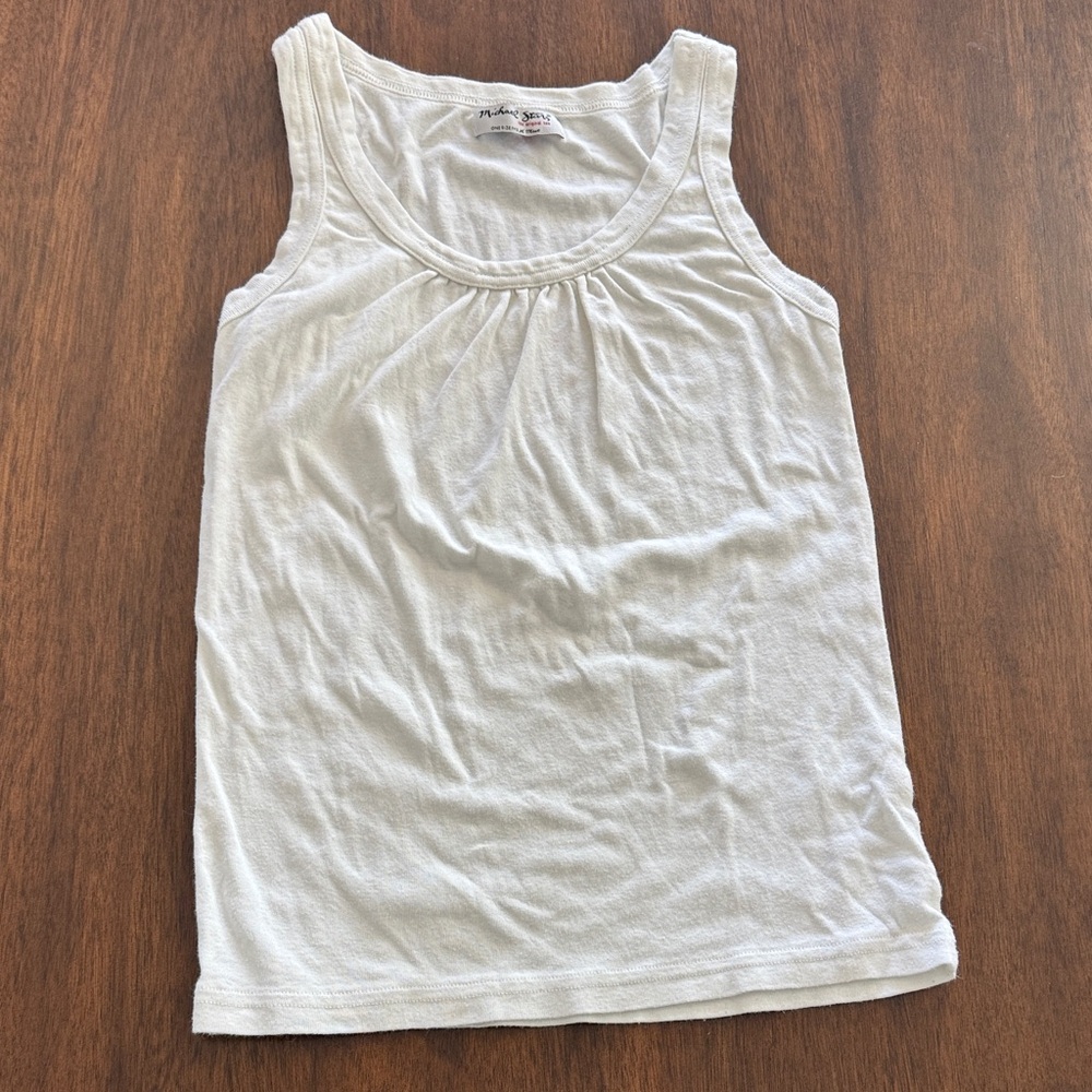 Michael Stars Classic White Tank Top